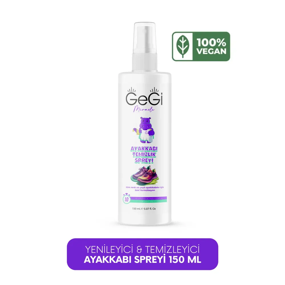 Ayakkabı Temizleme Yenileme Bakım Spreyi 150 ml