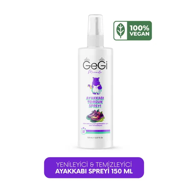 Ayakkabı Temizleme Yenileme Bakım Spreyi 150 ml