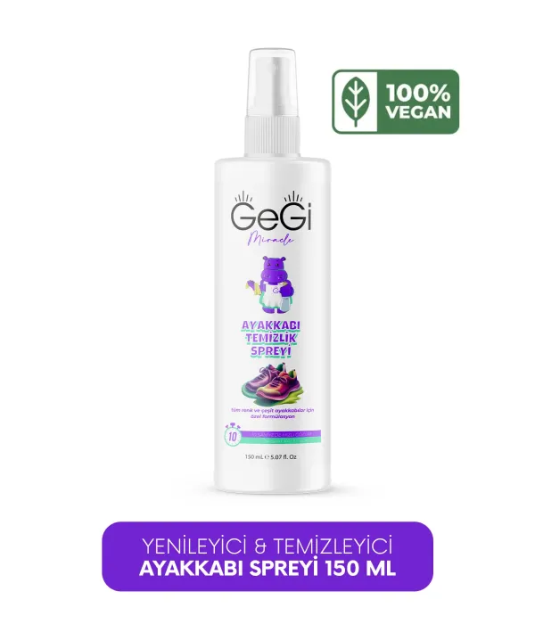 Ayakkabı Temizleme Yenileme Bakım Spreyi 150 ml